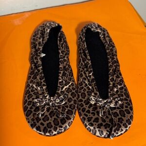 Isotoner Animal Print Slippers
